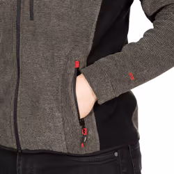 Trespass Mens Jynx Full Zip Fleece Jacket - M, Olive Stripe - Additional view 4