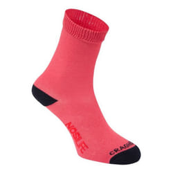 Craghoppers NosiLife Childrens/Kids Twin Pack Travel Socks - 6 UK Child-10 UK Child, Navy/Watermelon