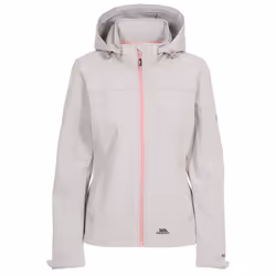 Trespass Womens/Ladies Leah Waterproof Softshell Jacket - XXS, Platinum Marl