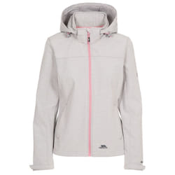 Trespass Womens/Ladies Leah Waterproof Softshell Jacket - XXS, Platinum Marl