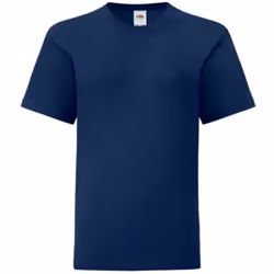 Fruit Of The Loom Childrens/Kids Iconic T-Shirt - 12-13 Years, Navy