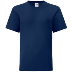 Fruit Of The Loom Childrens/Kids Iconic T-Shirt - 12-13 Years, Navy