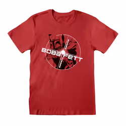 Star Wars Unisex Adult Boba Fett T-Shirt - S, Red