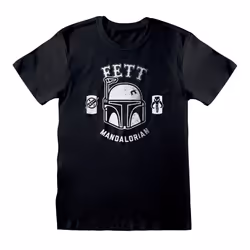 Star Wars Unisex Adult Jango Fett T-Shirt - S, Black