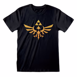 Nintendo Unisex Adult Hyrule Legend Of Zelda T-Shirt - L, Black