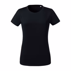 Russell Womens/Ladies Heavyweight Short-Sleeved T-Shirt - 2XL, Black