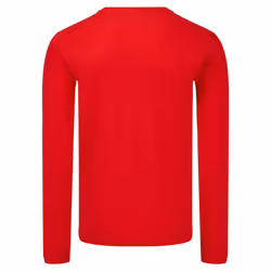 Fruit of the Loom Mens Iconic 150 Long-Sleeved T-Shirt - S, Red