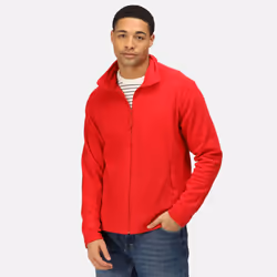 Regatta Mens Classic Microfleece Jacket - S, Red