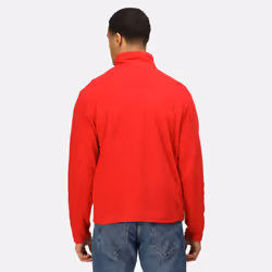 Regatta Mens Classic Microfleece Jacket - S, Red