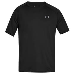 Under Armour Mens Tech T-Shirt - S, Black/Light Graphite