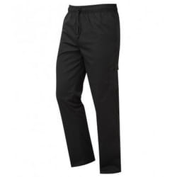 Premier Unisex Adult Essential Chef Trousers - M, Black