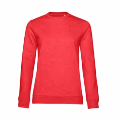 B&C Womens/Ladies Set-in Sweatshirt - XS, Red Heather