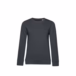 B&C Womens/Ladies Organic Sweatshirt - XS, Asphalt
