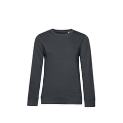 B&C Womens/Ladies Organic Sweatshirt - XS, Asphalt