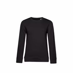 B&C Womens/Ladies Organic Sweatshirt - XS, Black