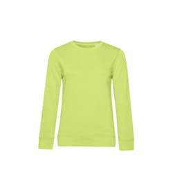 B&C Womens/Ladies Organic Sweatshirt - XS, Lime Green