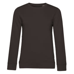 B&C Womens/Ladies Organic Sweatshirt - M, Coffee