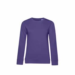 B&C Womens/Ladies Organic Sweatshirt - XS, Radiant Purple