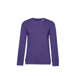 B&C Womens/Ladies Organic Sweatshirt - XS, Radiant Purple