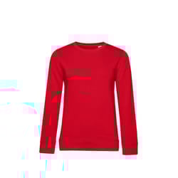 B&C Womens/Ladies Organic Sweatshirt - XS, Red