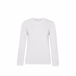 B&C Womens/Ladies Organic Sweatshirt - XS, White
