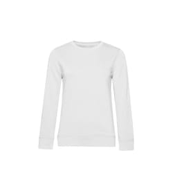 B&C Womens/Ladies Organic Sweatshirt - XS, White