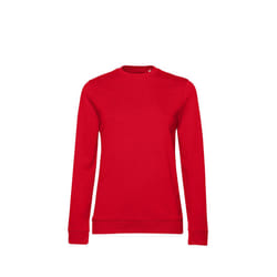 B&C Womens/Ladies Set-in Sweatshirt - XS, Red
