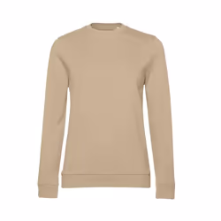 B&C Womens/Ladies Set-in Sweatshirt - L, Sand
