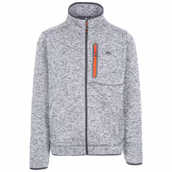 Trespass Mens Bingham Fleece Jacket - XXS, Grey Marl