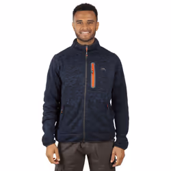 Trespass Mens Bingham Fleece Jacket - M, Navy Marl