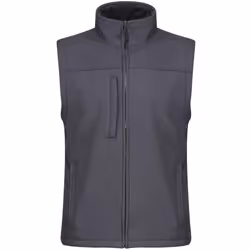 Regatta Mens Flux Softshell Bodywarmer / Sleeveless Jacket Water Repellent And Wind Resistant - XL, Seal Grey