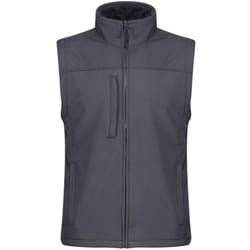 Regatta Mens Flux Softshell Bodywarmer / Sleeveless Jacket Water Repellent And Wind Resistant - 2XL, Seal Grey