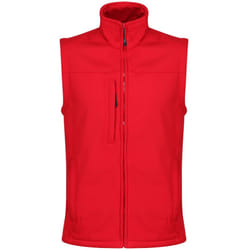Regatta Mens Flux Softshell Bodywarmer / Sleeveless Jacket Water Repellent And Wind Resistant - 2XL, Classic Red