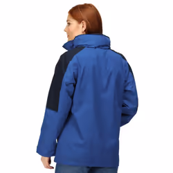 Regatta Womens/Ladies Defender III 3-In-1 Jacket  (Waterproof & Windproof) - 10, Royal Blue/Navy