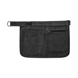 Premier Adults Unisex Metro Utility Hip Apron - One Size, Black Denim