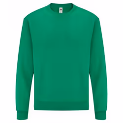 Fruit Of The Loom Mens Classic Drop Shoulder Sweatshirt - 2XL, Heather Green