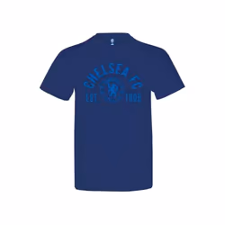 Chelsea FC Unisex Adult T-Shirt - S, Navy