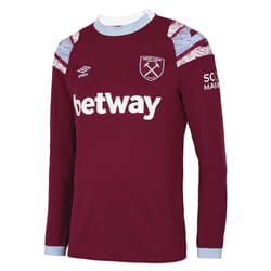 2022-2023 West Ham Long Sleeve Home Shirt - 3XL
