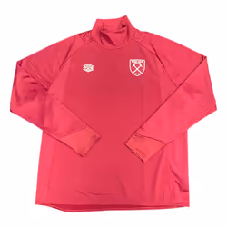 2022-2023 West Ham Drill Top (U) - Red Plum - S