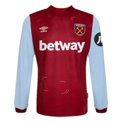 2023-2024 West Ham Long Sleeve Home Shirt - XL