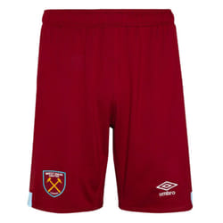2023-2024 West Ham Home Shorts (Claret) - Kids - XLB