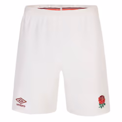 2023-2024 England Rugby Home Shorts (White) - Kids - XLB