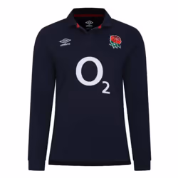 2023-2024 England Rugby Alternate LS Classic Jersey (Kids) - LB