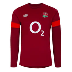 2023-2024 England Rugby Contact Drill Top (Flame Scarlet) - 3XL