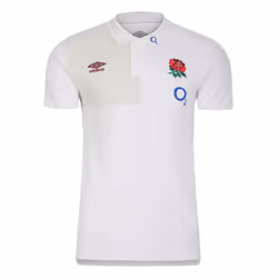 2023-2024 England Rugby CVC Polo (Brilliant White) - S