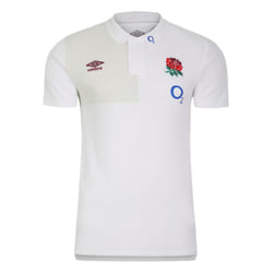 2023-2024 England Rugby CVC Polo (Brilliant White) - S