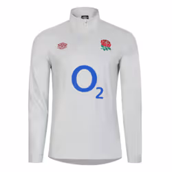 2023-2024 England Rugby Warm Up Mid Layer Top (White) - 3XL