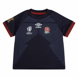 England RWC 2023 Alternate Replica Rugby Baby Shirt - 6-12 Months