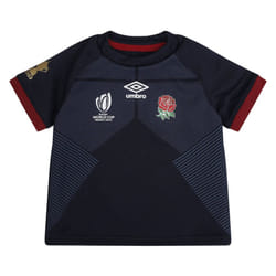 England RWC 2023 Alternate Replica Rugby Baby Shirt - 6-12 Months