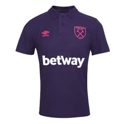 2023-2024 West Ham CVC Polo Shirt (Austral Aura) - M